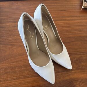 Sam Edelman White Hazel Pumps